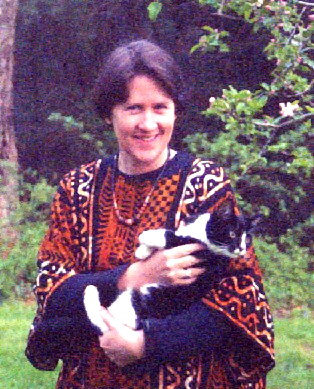 Picture of Joanie with cat